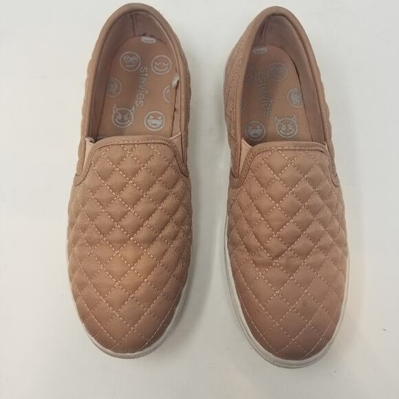 Stevies Pink Rose Gold Loafers Sneakets Comfortable Lightweight Women's Size 5 - Picture 4 of 9